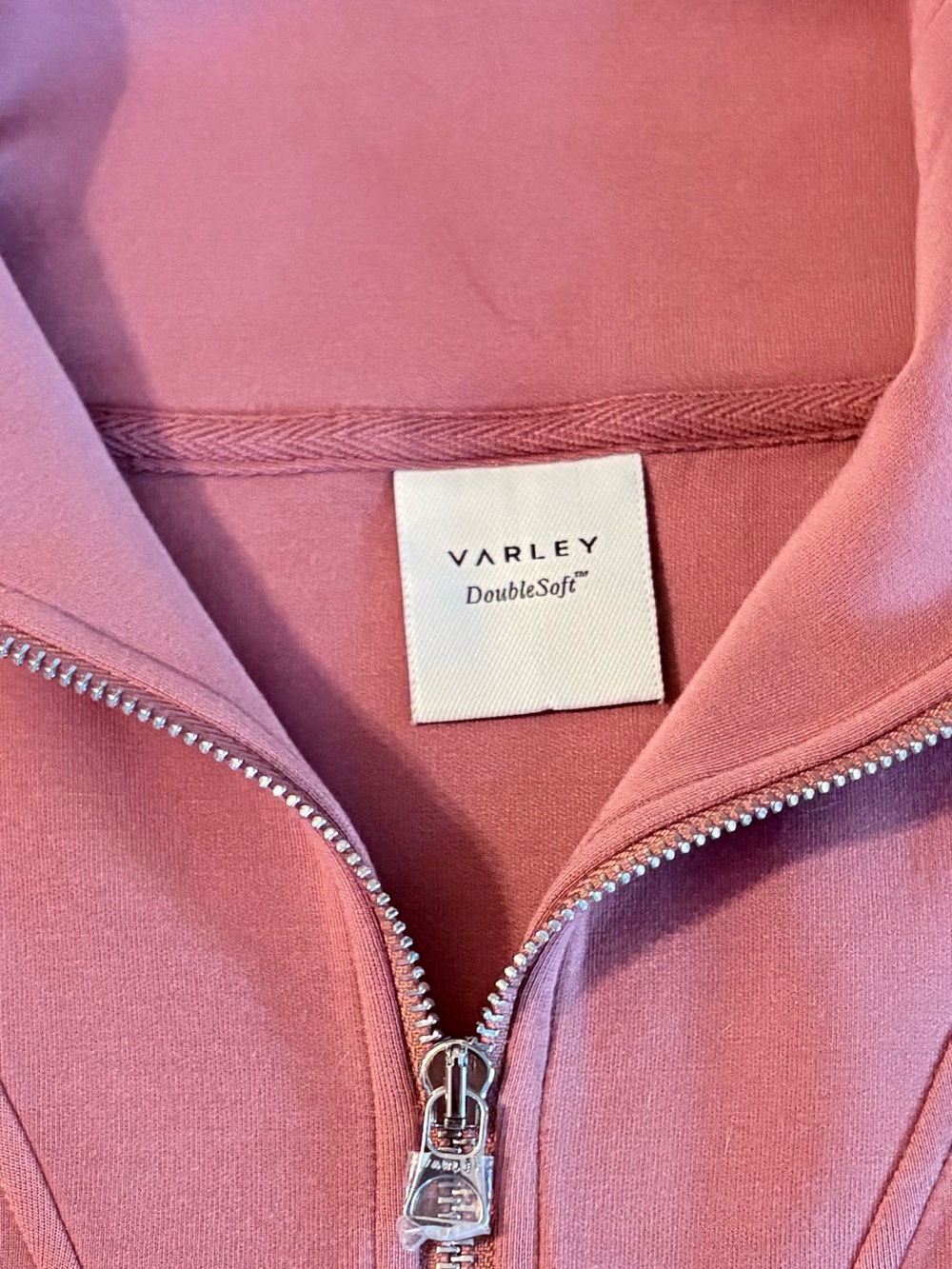 Varley Hawley Half Zip Women’s Sweatshirt In Terracotta Mauve Small S - Picture 10 of 12
